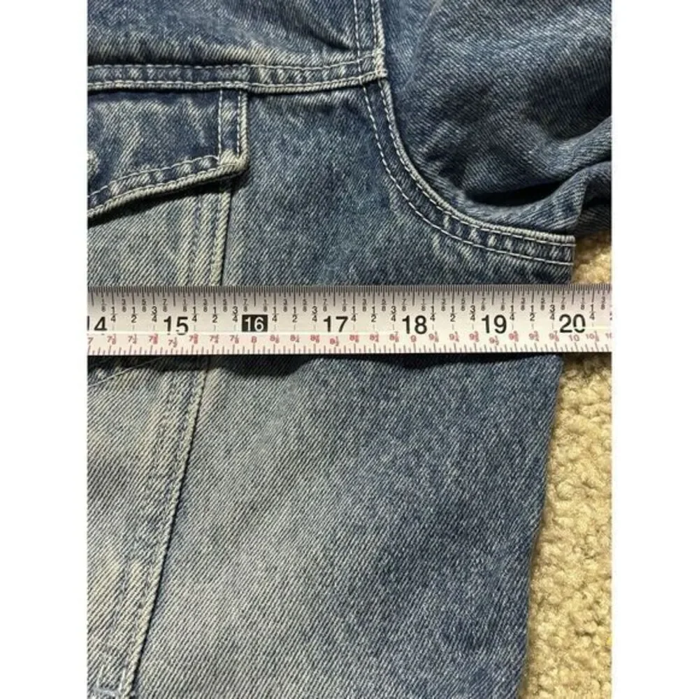 Vintage FUBU The‎ Collection Jean Jacket Size  Large Dark Blue